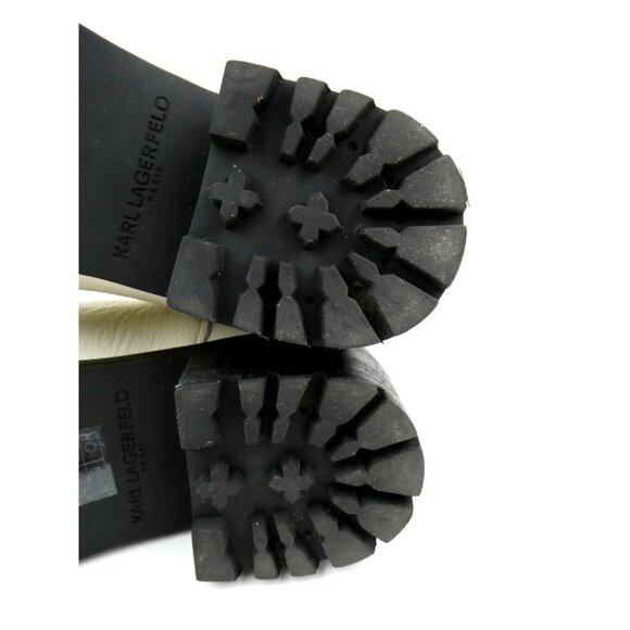 Karl Lagerfeld Paris Pola Lug Sole Booties 7M/37.5B - Picture 11 of 14